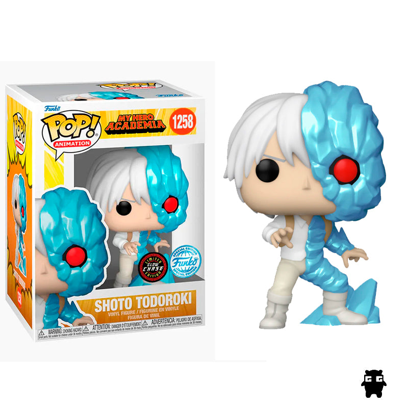 Funko Pop Animation: My Hero Academia - Shoto Todoroki with Ice Mask 1258 Glow Chase
