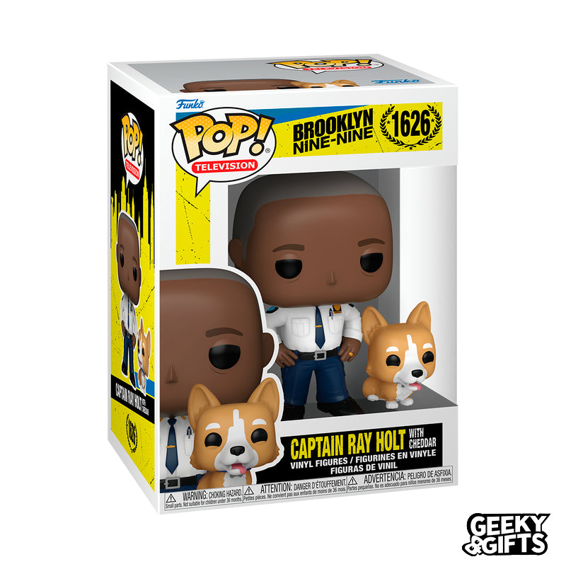 Funko Pop Television: Brooklyn Nine-Nine - Captain Ray Holt with Cheddar 1626