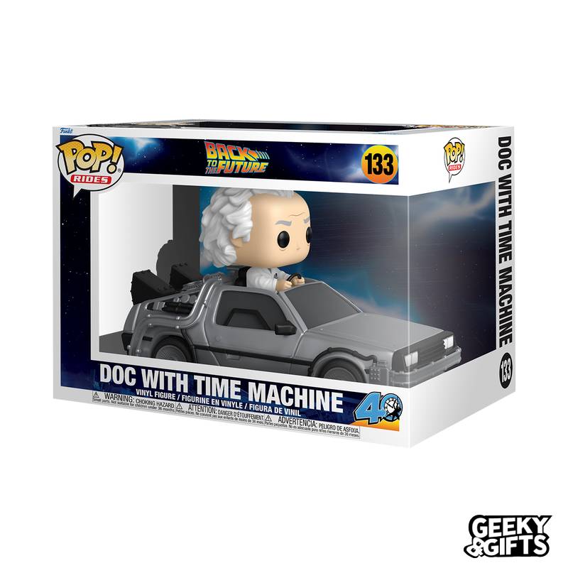 Preventa Funko Pop Rides: Back to the Future - Doc with Time Machine 133