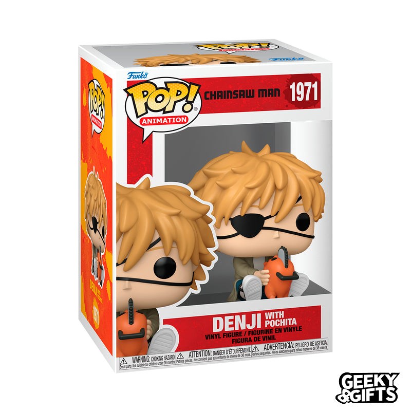 Preventa Funko Pop Animation: Chainsaw Man - Denji with Pochita 1971