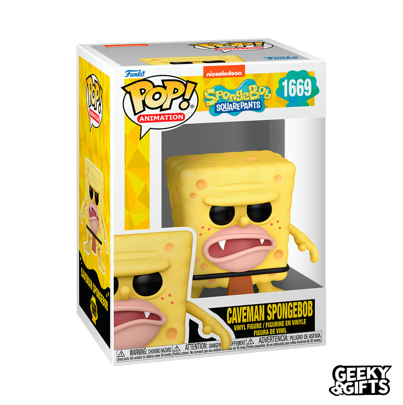 Funko Pop Animation: Bob Esponja - Bob Esponja Cavernicola 1669
