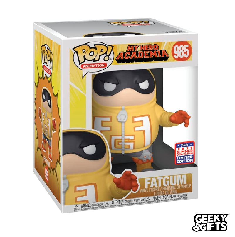 Funko Pop Animation: My Hero Academia - Fatgum 985 Exclusive