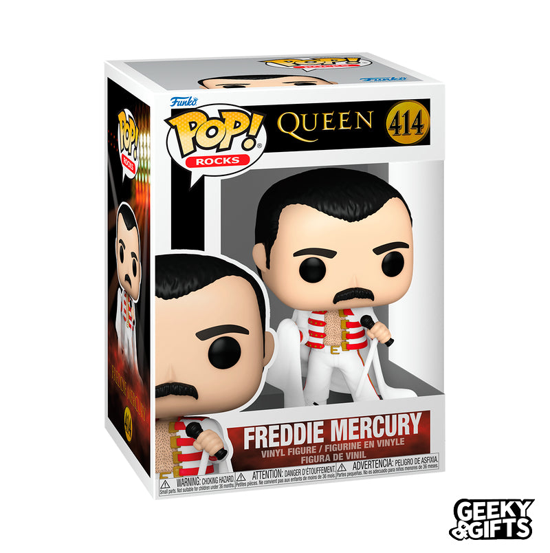 Funko Pop Rocks: Queen - Freddie Mercury We Will Rock You Tour 414