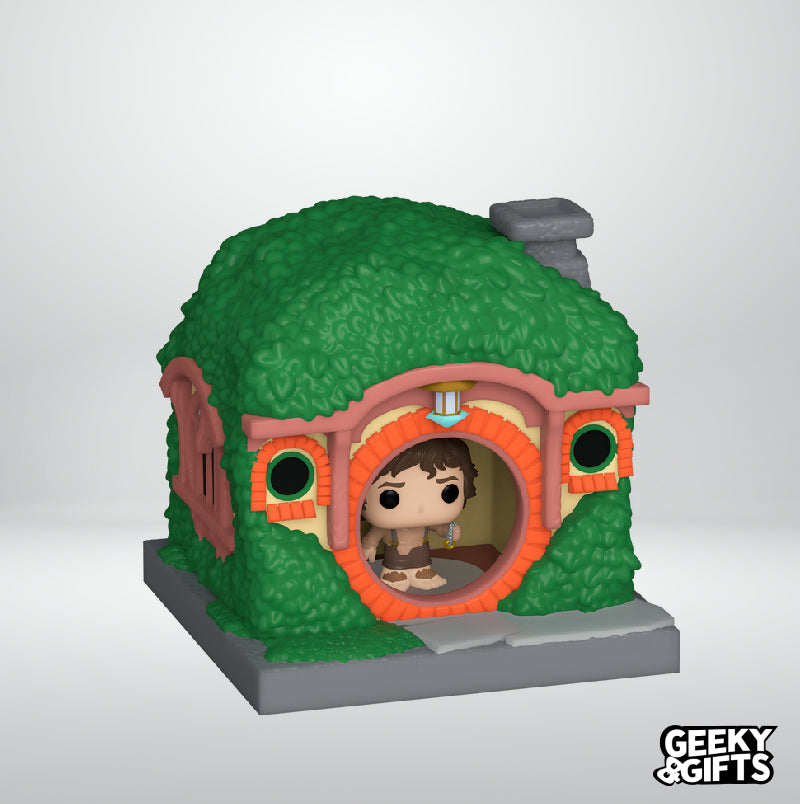 Funko Bitty Pop Town: The Lord of The Rings - Frodo Baggins en La Comarca