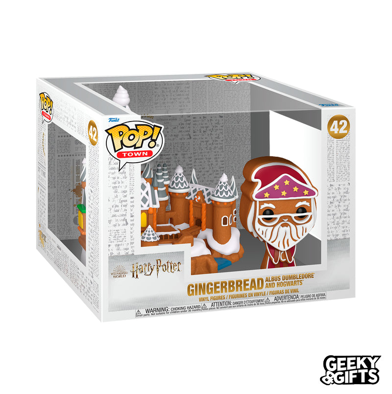 Funko Pop Town: Harry Potter - Gingerbread Albus Dumbledore and Hogwarts 42