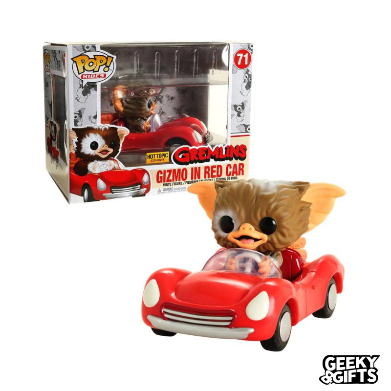 Funko Pop Rides: Gremlins - Gizmo in Red Car 71