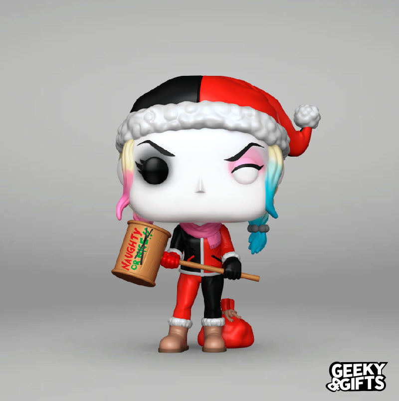 Funko Pop Heroes: DC Holidays - Harley Quinn con Gorro 529