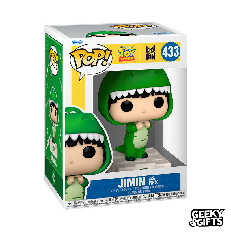 Preventa Funko Pop Rocks: BTS x Toy Story - Jimin as Rex 433