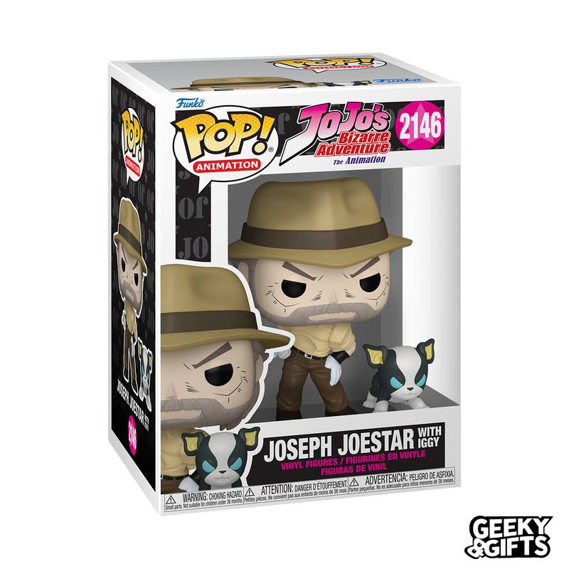 Preventa Funko Pop Animation: JoJos Bizarre Adventure - Joseph Joestar with Iggy 2146