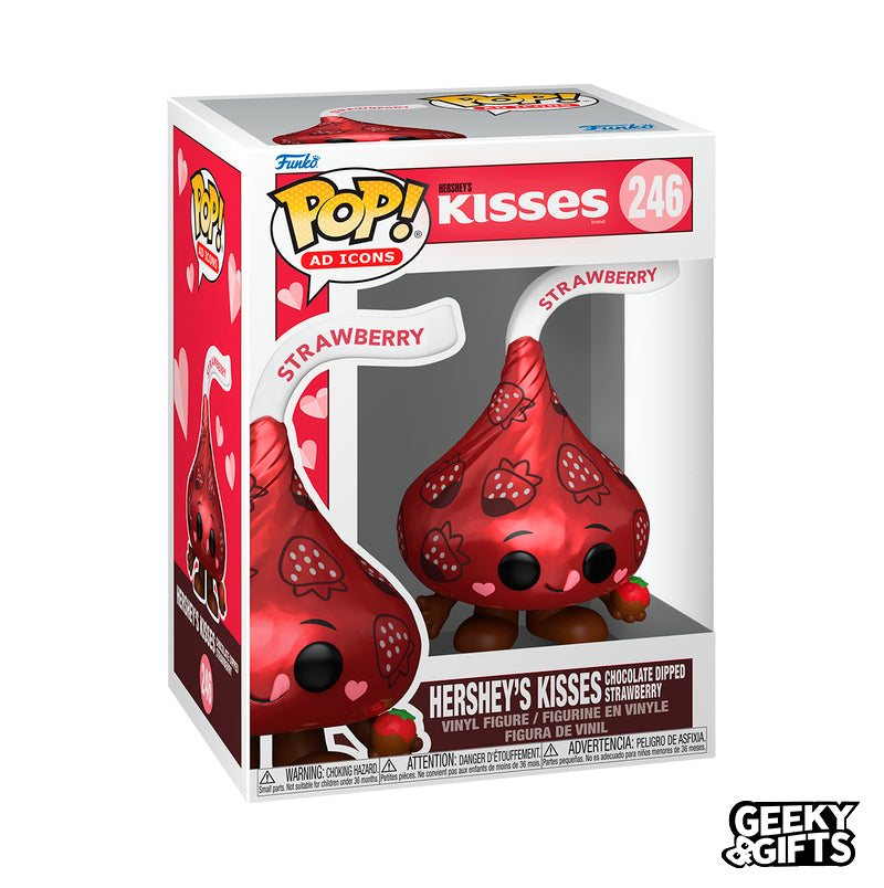 Funko Pop Ad Icons: Hersheys - Kisses Chocolate Dipped Strawberry 246