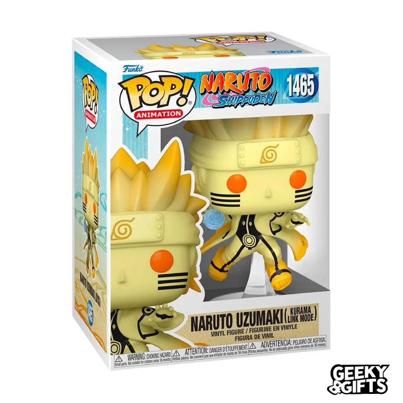 Funko Pop Animation Naruto Uzumaki Kurama Link Mode 1465 Special Edition