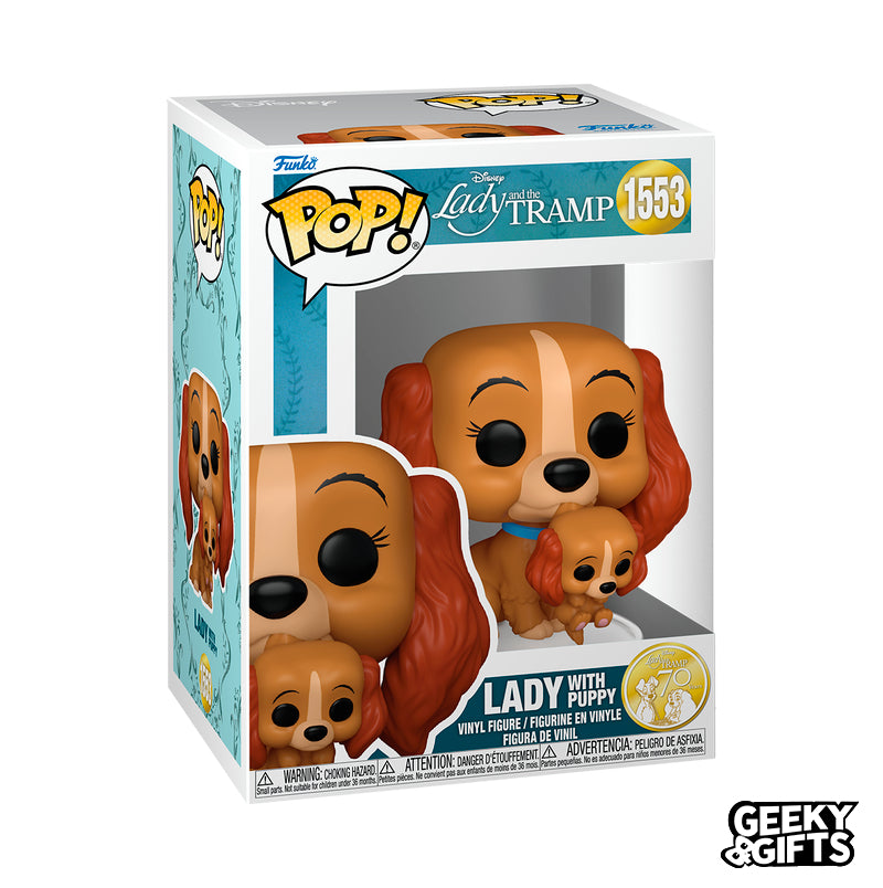 Funko Pop Disney: La Dama y el Vagabundo - Lady with Puppy 1553