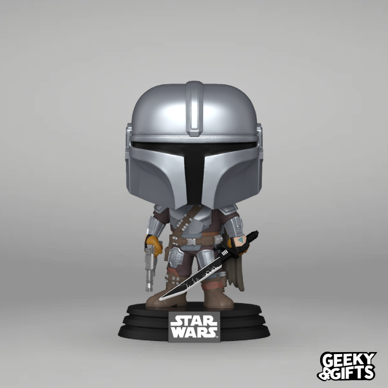 Funko Pop Star Wars: The Mandalorian - The Mandalorian With Darksaber 663