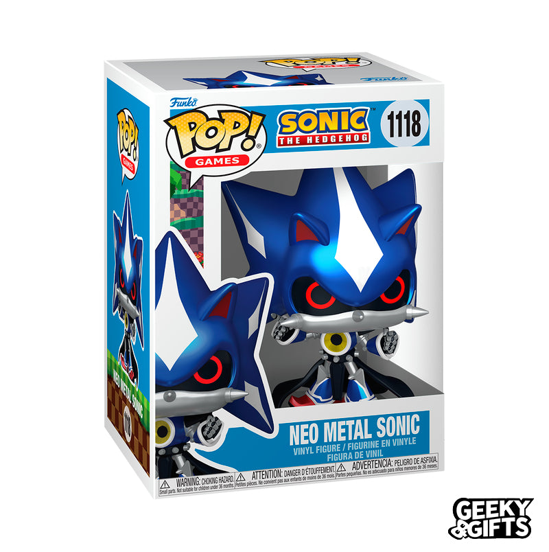 Preventa Funko Pop Games: Sonic The Hedgehog - Neo Metal Sonic 1118