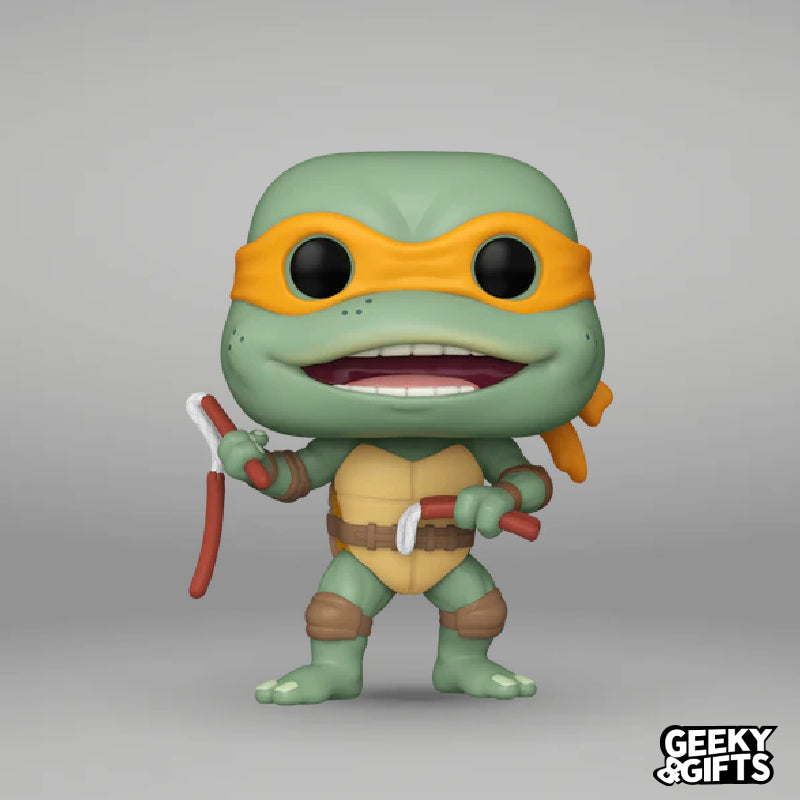 Funko Pop Movies: Tortugas Ninja - Mikey con Chacos 1611
