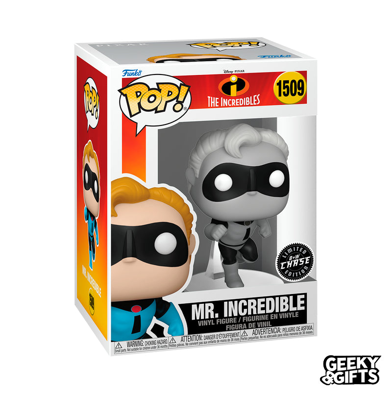 Funko Pop Disney: Los Increibles - Mr Increible 1509 B&W CHASE