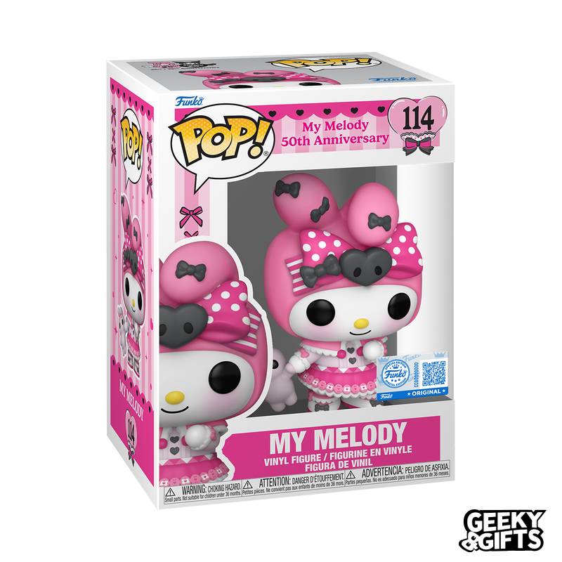Preventa Funko Pop Sanrio: My Melody 50th Anniversary - My Melody with Pipi 114