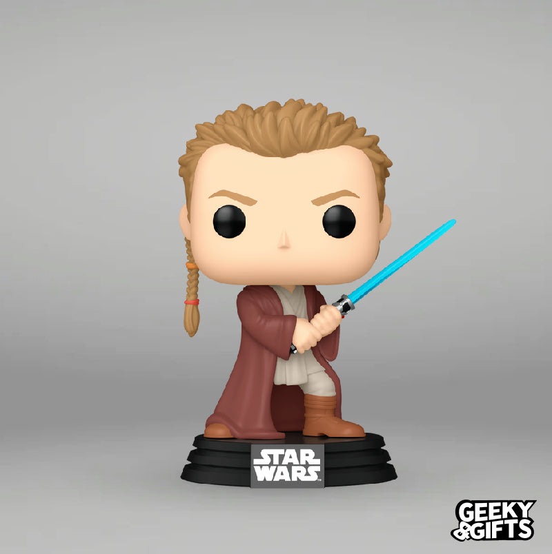 Funko Pop Star Wars: La Amenaza Fantasma - Obi-Wan Kenobi Joven 699