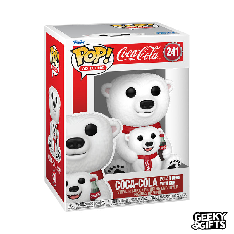 Funko Pop Ad Icons: Coca Cola - Coca-Cola Bear with Cub 241