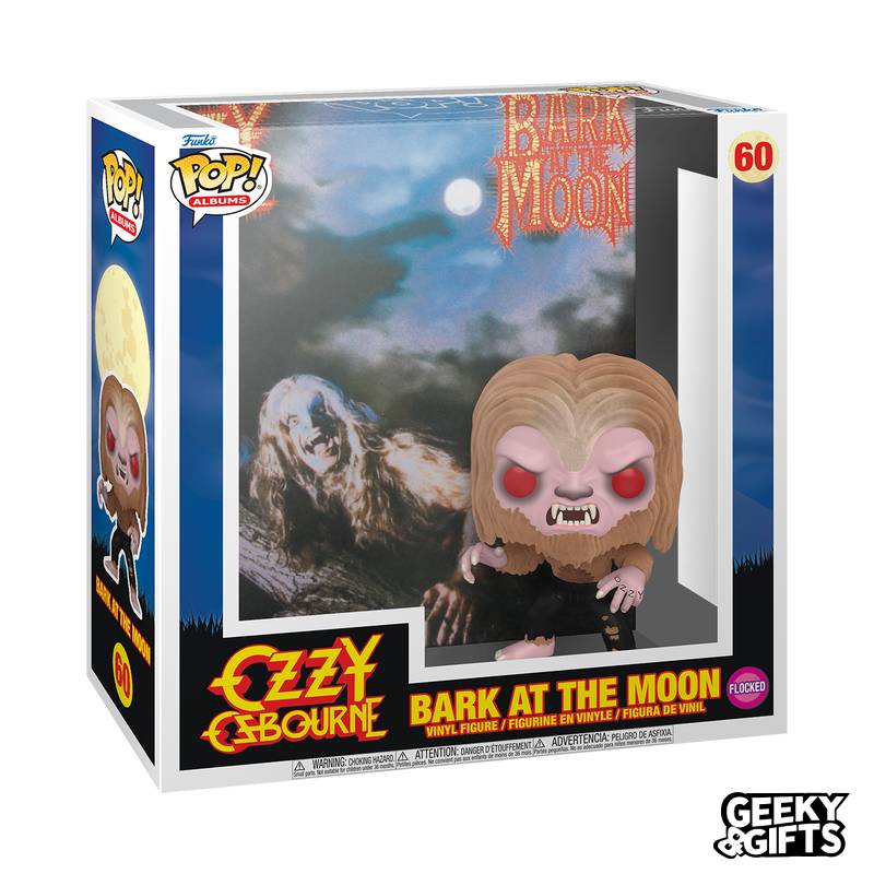 Preventa Funko Pop Albums: Ozzy Osbourne - Bark at the Moon 60 Flocked