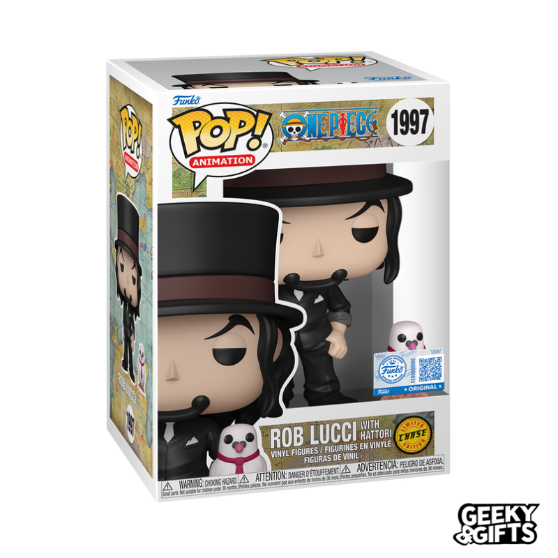 Funko Pop Animation: One Piece - Rob Lucci con Hattori Exclu 590 CHASE