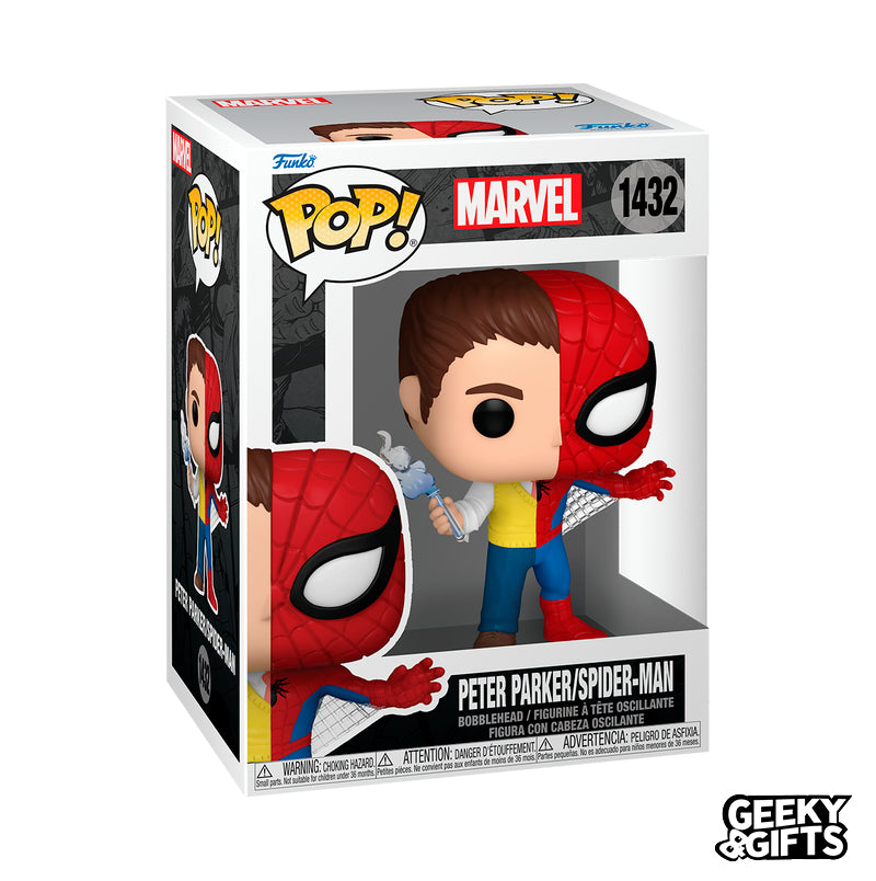 Funko Pop Marvel: Alter Ego - Peter Parker SpiderMan 1432