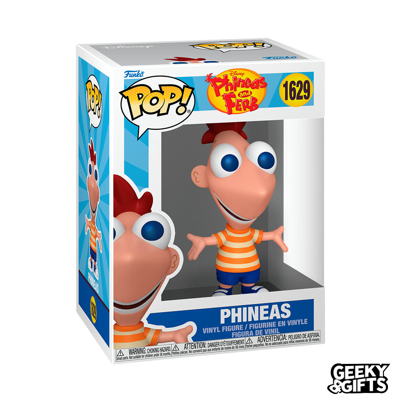 Preventa Funko Pop Disney: Phineas y Ferb - Phineas 1629