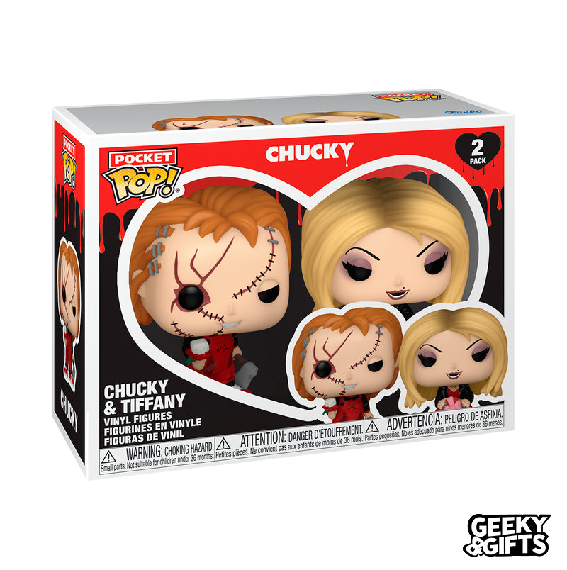 Funko Pocket Pop: Bride of Chucky - Chucky y Tiffany 2 Pack