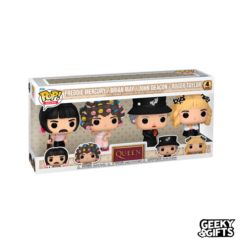 Funko Pop Rocks: Queen - I Want to Break Free 4-Pack