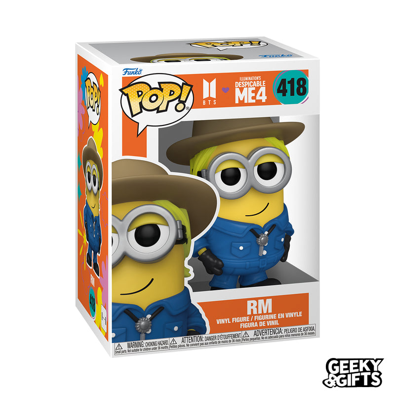 Funko Pop Rocks: BTS X Minions - RM 418