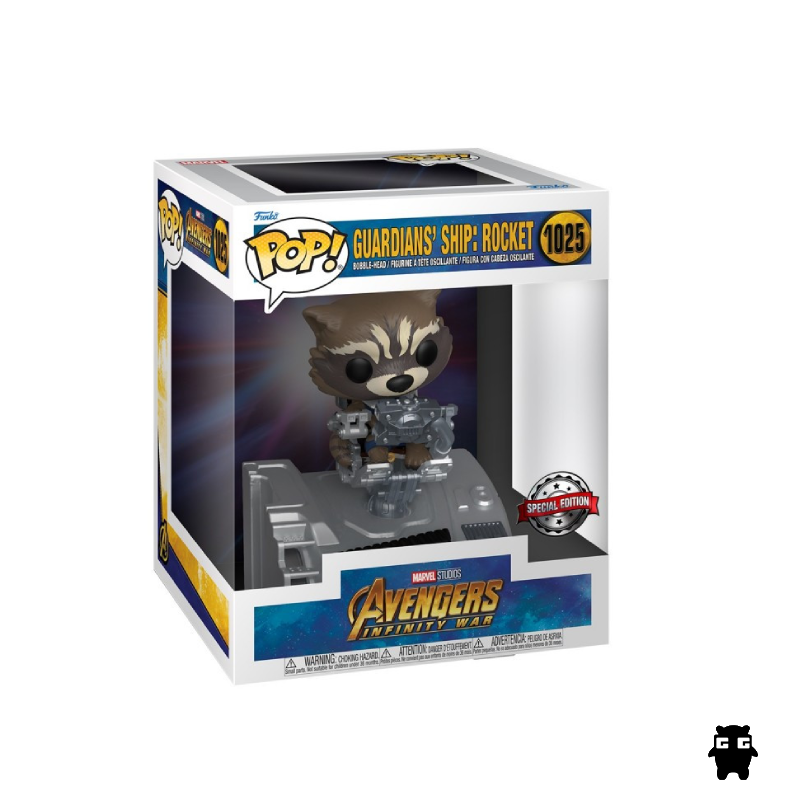 Funko Pop Deluxe Marvel Guardians Ship Rocket 1025 Special Edition