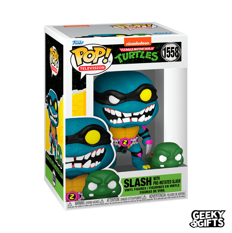 Funko Pop Television: TMNT - Slash with Pre-Mutated Slash 1558
