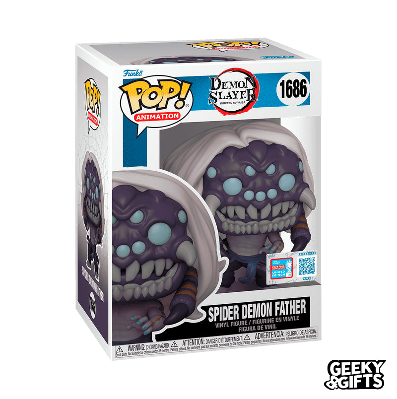 Funko Pop Animation: Demon Slayer - Spider Demon Father 1686 NYCC 2024