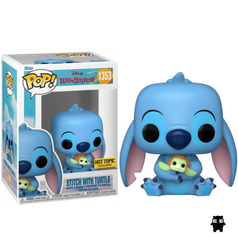 Funko Pop! Disney Lilo & Stitch - Stitch con Tortuga 1353