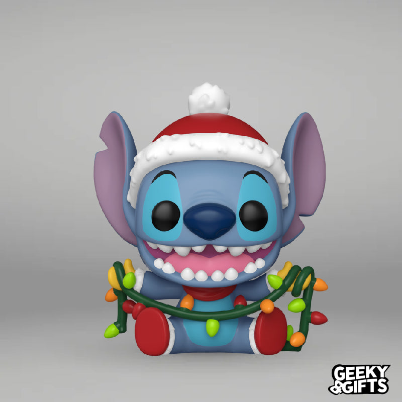 Lilo & Stitch Holiday Stitch With Lights Funko Pop 1504 | Meses sin interés