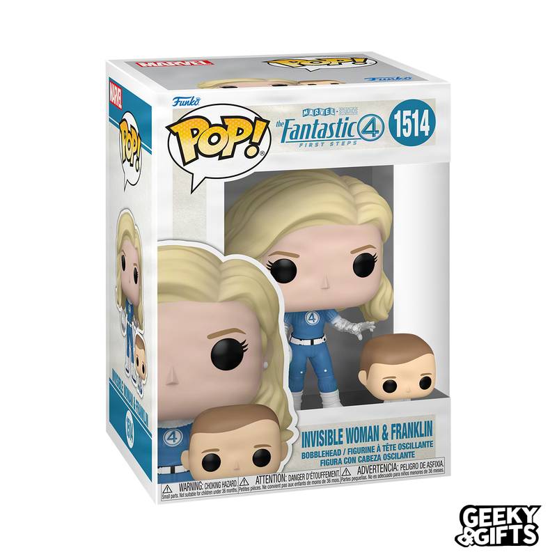 Funko Pop Marvel: Fantastic Four - Invisible Woman and Franklin 1514