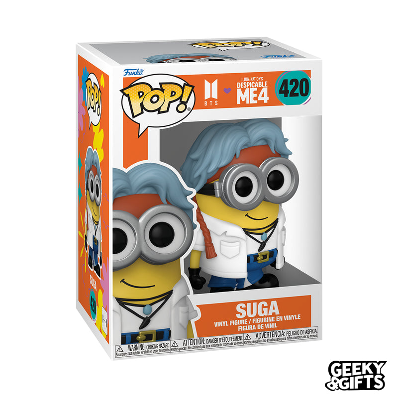 Funko Pop Rocks: BTS X Minions - Suga 420