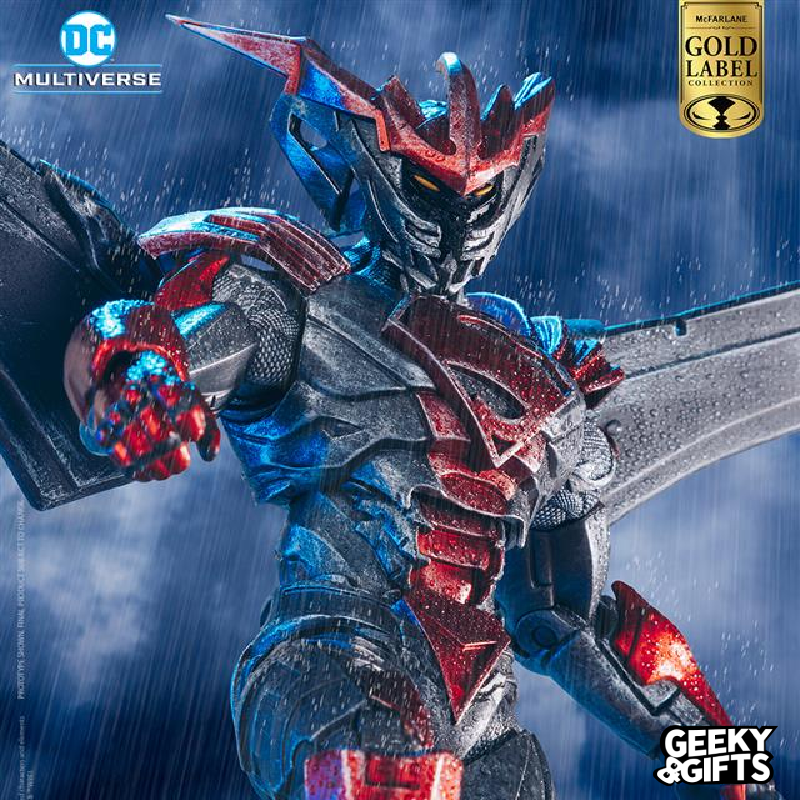 Mcfarlane Gold Label Superman Unchained Armor Patina Edition