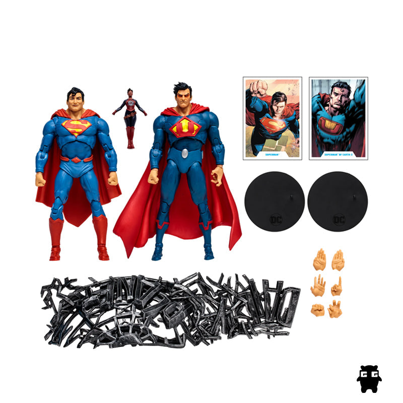 McFarlane DC Multiverse Superman Vs Superman Of Earth 3