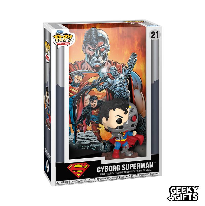 Funko Pop Comic Cover: DC - Cyborg Superman 21
