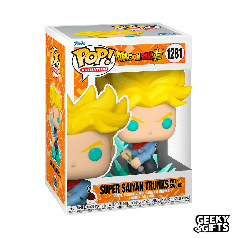 Funko Pop Animation: Dragon Ball Super - Super Saiyan Trunks With Sword 1281