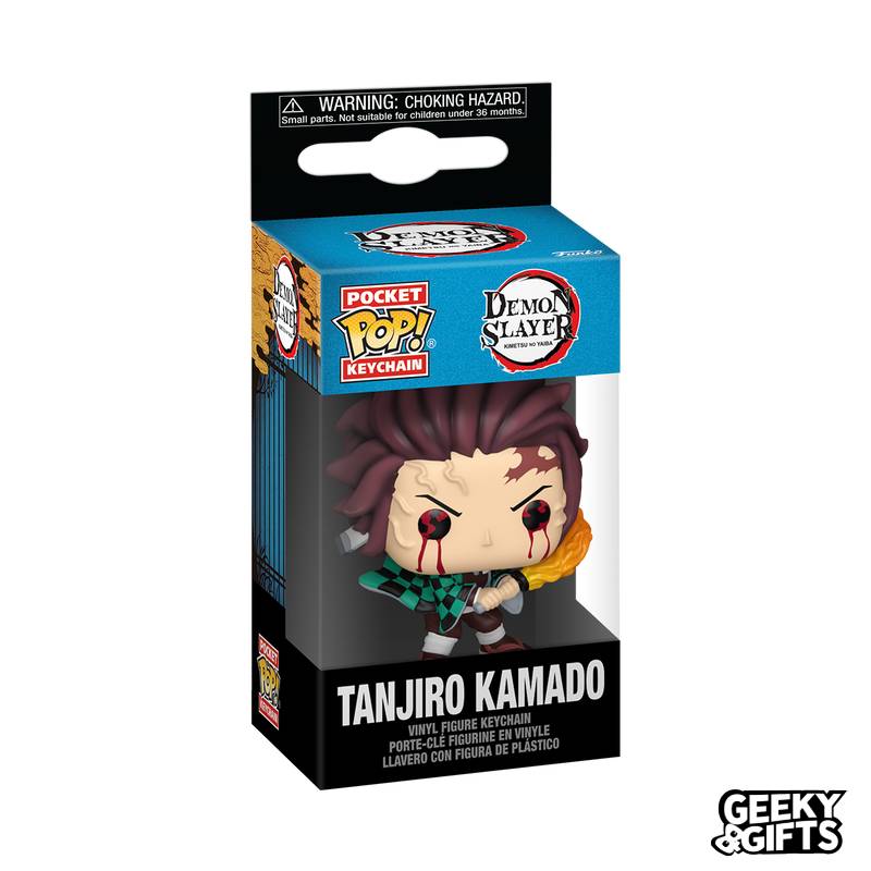Funko Pocket Pop Keychain: Demon Slayer - Tanjiro Respiracion Solar Llavero