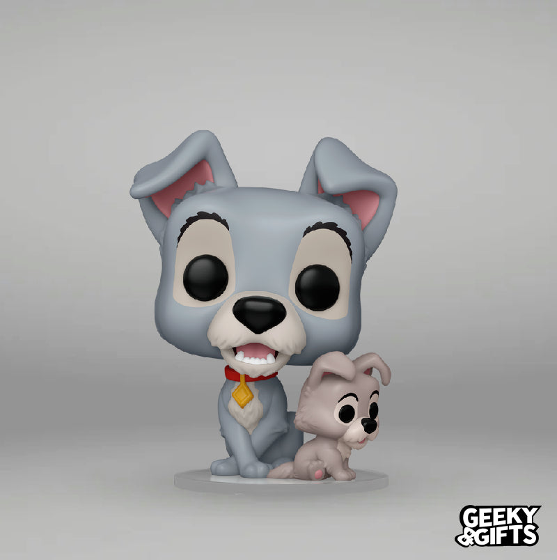 Funko Pop Disney: La Dama y el Vagabundo - Tramp with Puppy 1554