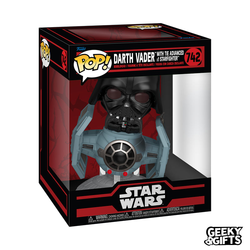 Funko Pop Rides: The Dark Side - Darth Vader with Tie Advanced Starfighter 742