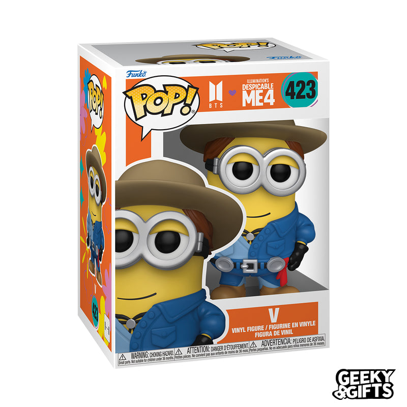 Funko Pop Rocks: BTS X Minions - V 423