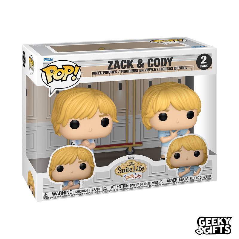 Preventa Funko Pop Disney: Gemelos en Acción - Zack y Cody 2 Pack