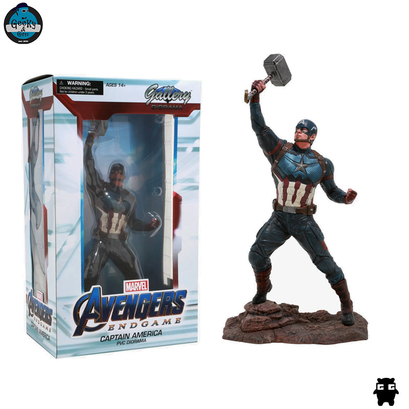 Diamond Select Toys Gallery Diorama Marvel Avengers Endgame Captain America