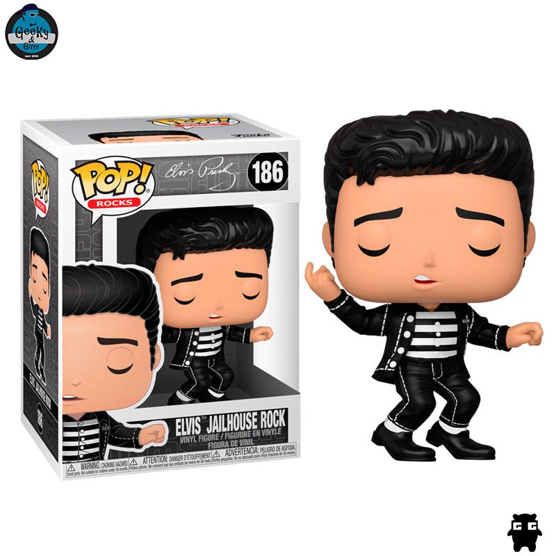 Funko Pop Rocks Elvis Jailhouse Rock 186