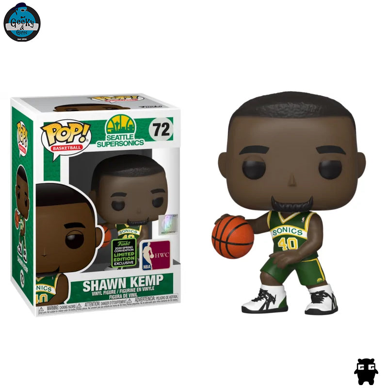 Funko Pop Basketball Seatle Supersonic Shawn Kemp 72