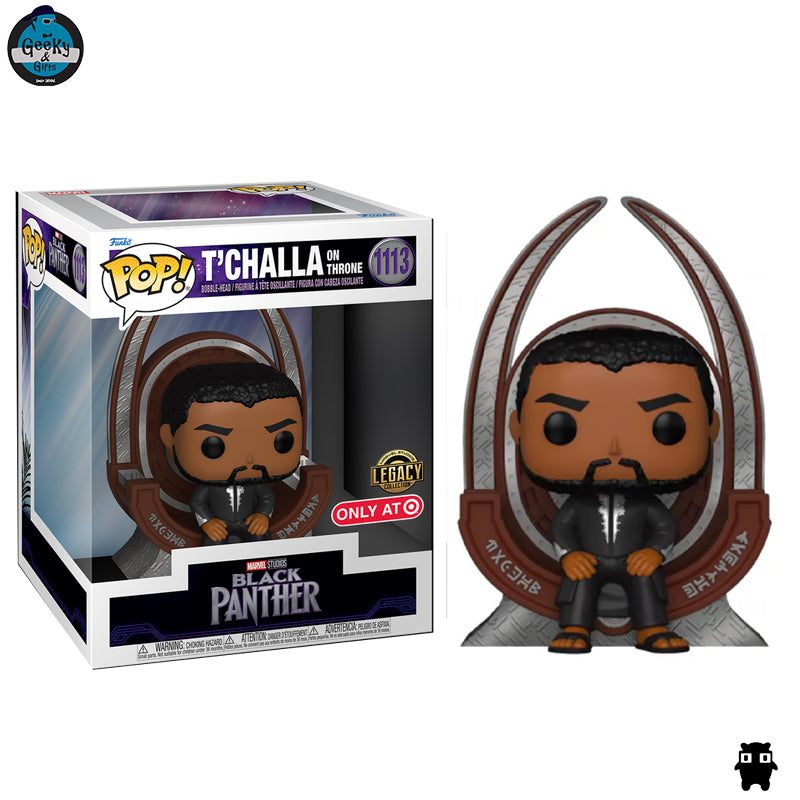 Funko Pop Marvel Deluxe TChalla on Throne 1113